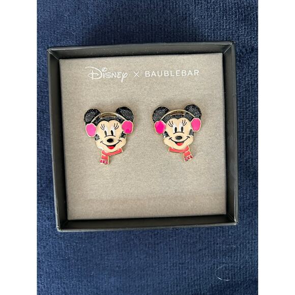 Baublebar Minnie Mouse Winter Earrings - Picture 1 of 1